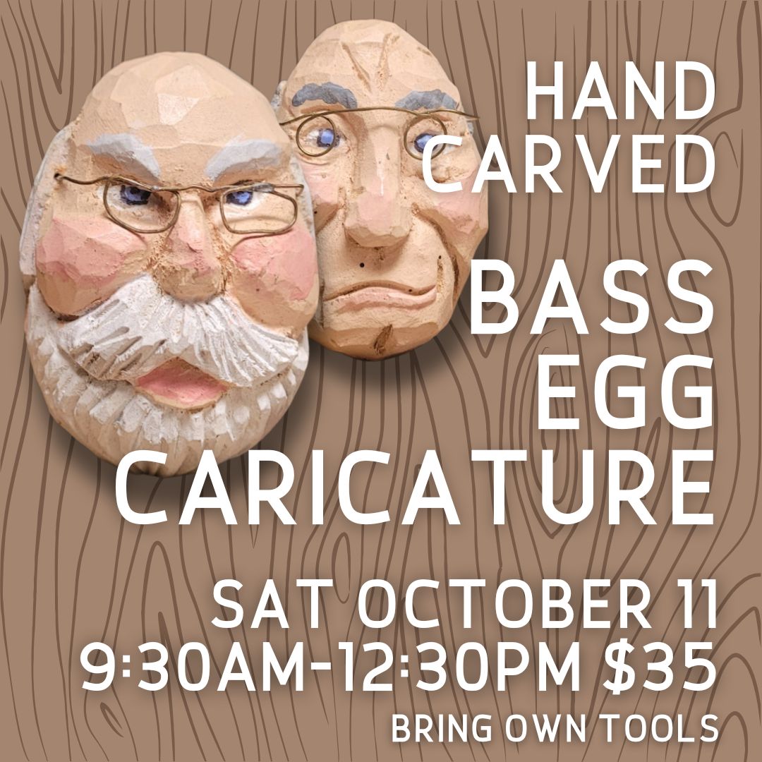 Bass Egg Caricature
