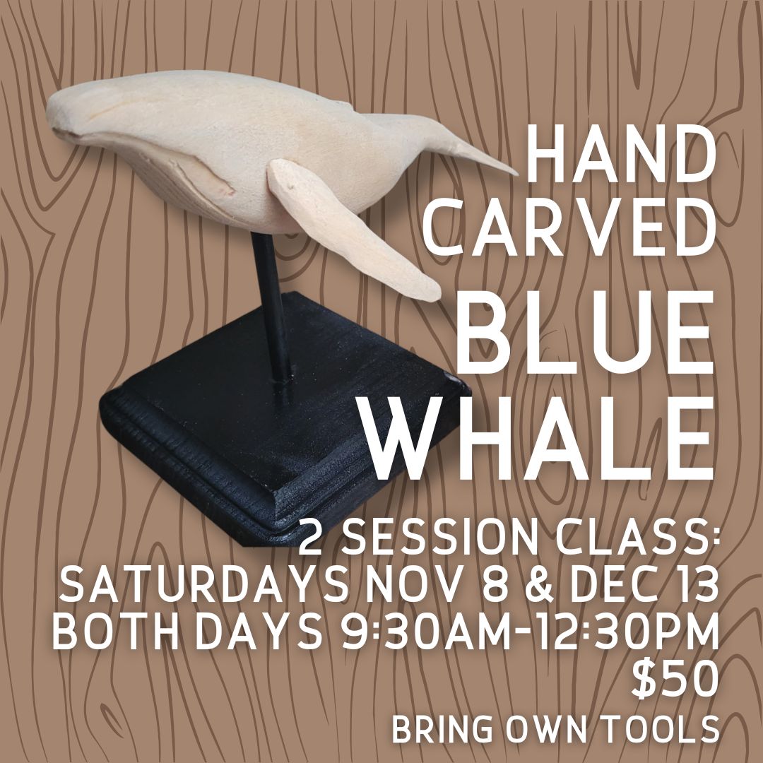Hand Carved Whale