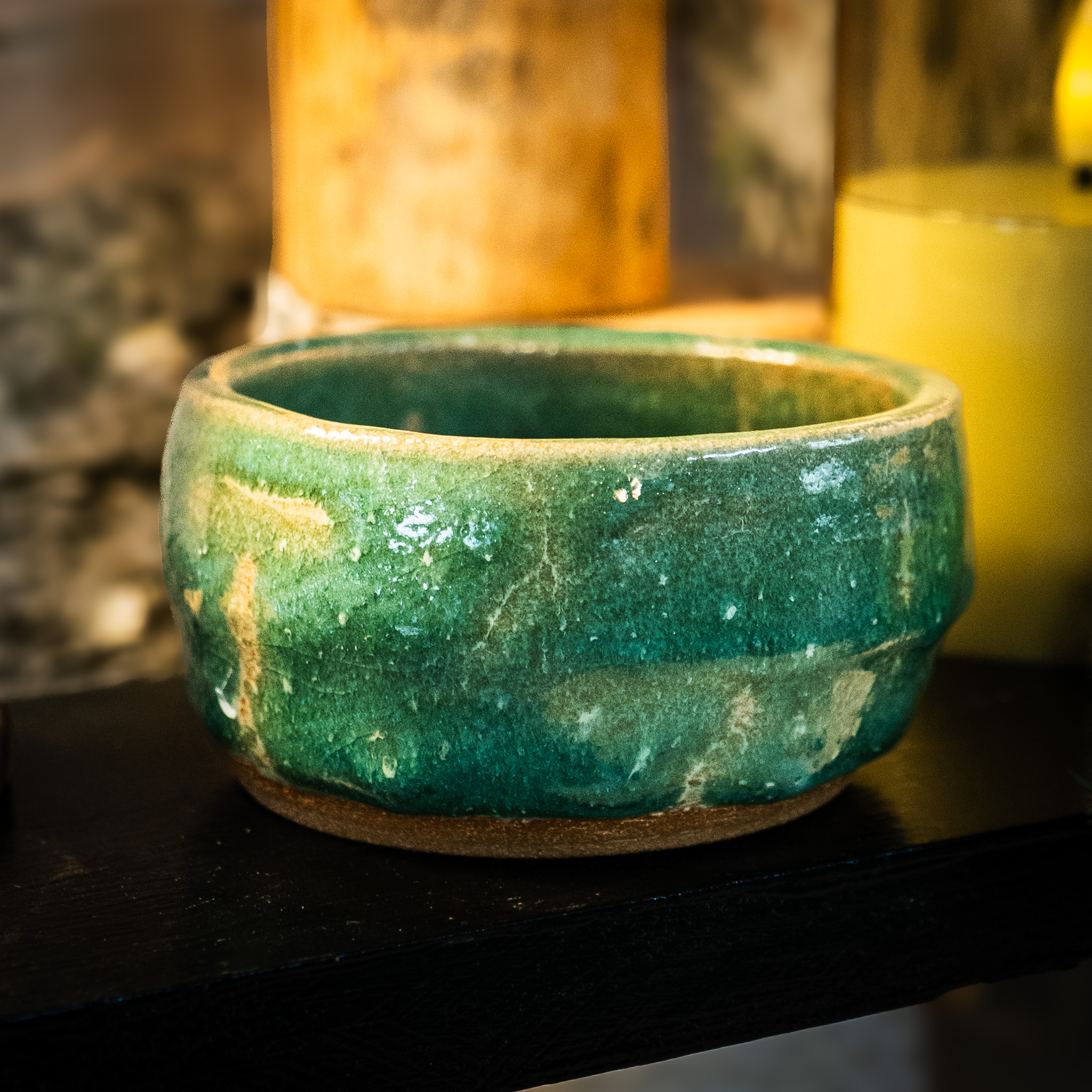 Crystal Crack glaze bowl