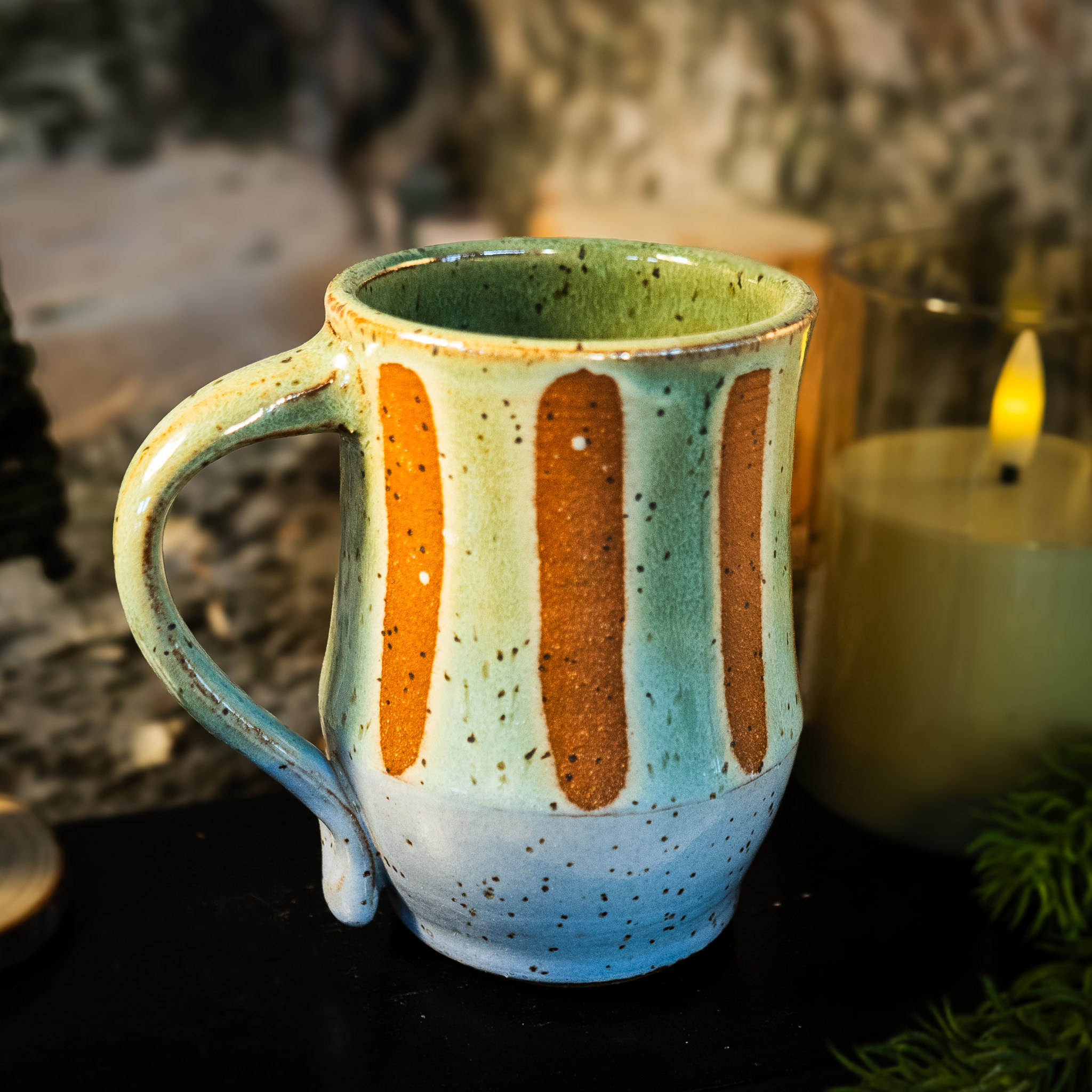 Striped Ombre mug