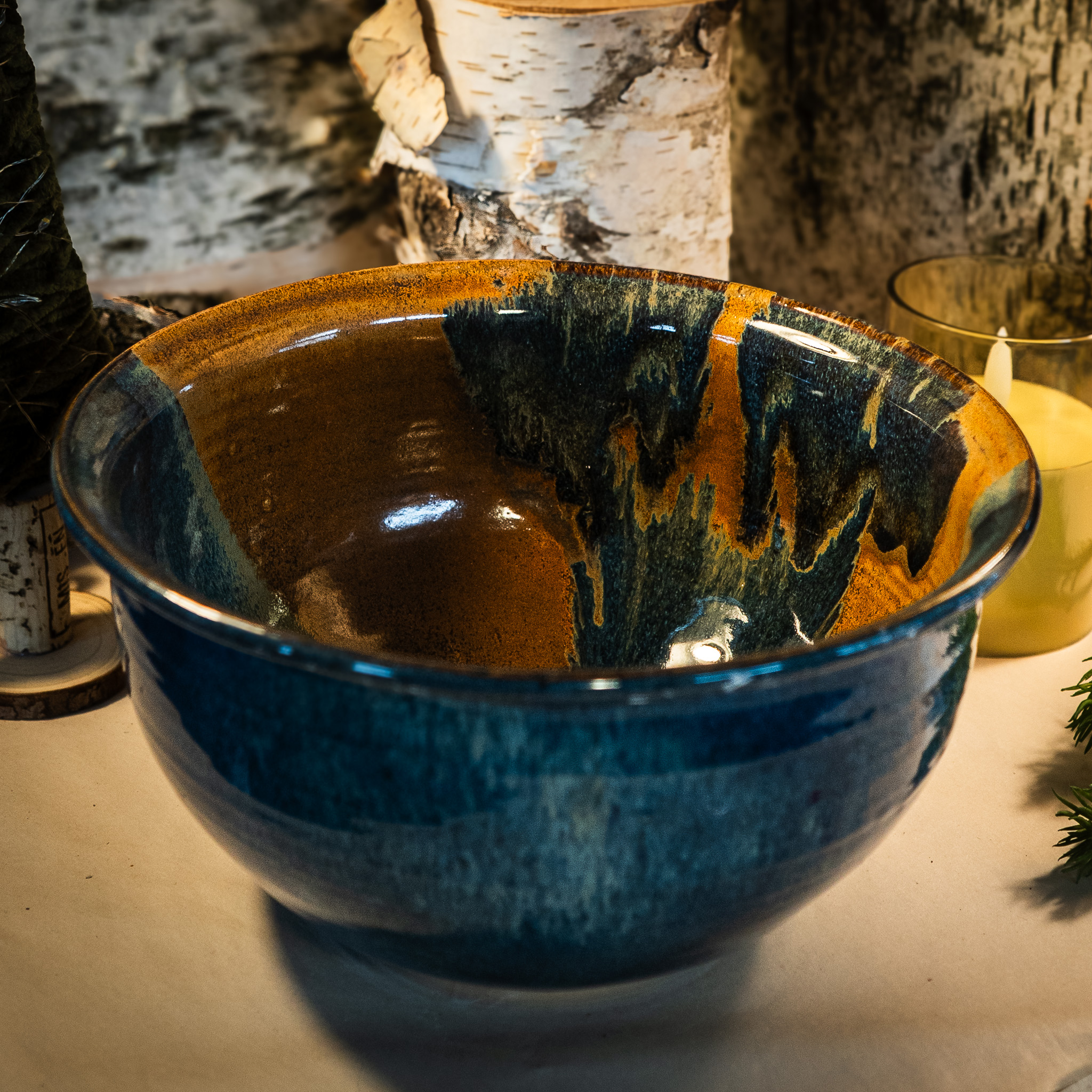 large drip bowl