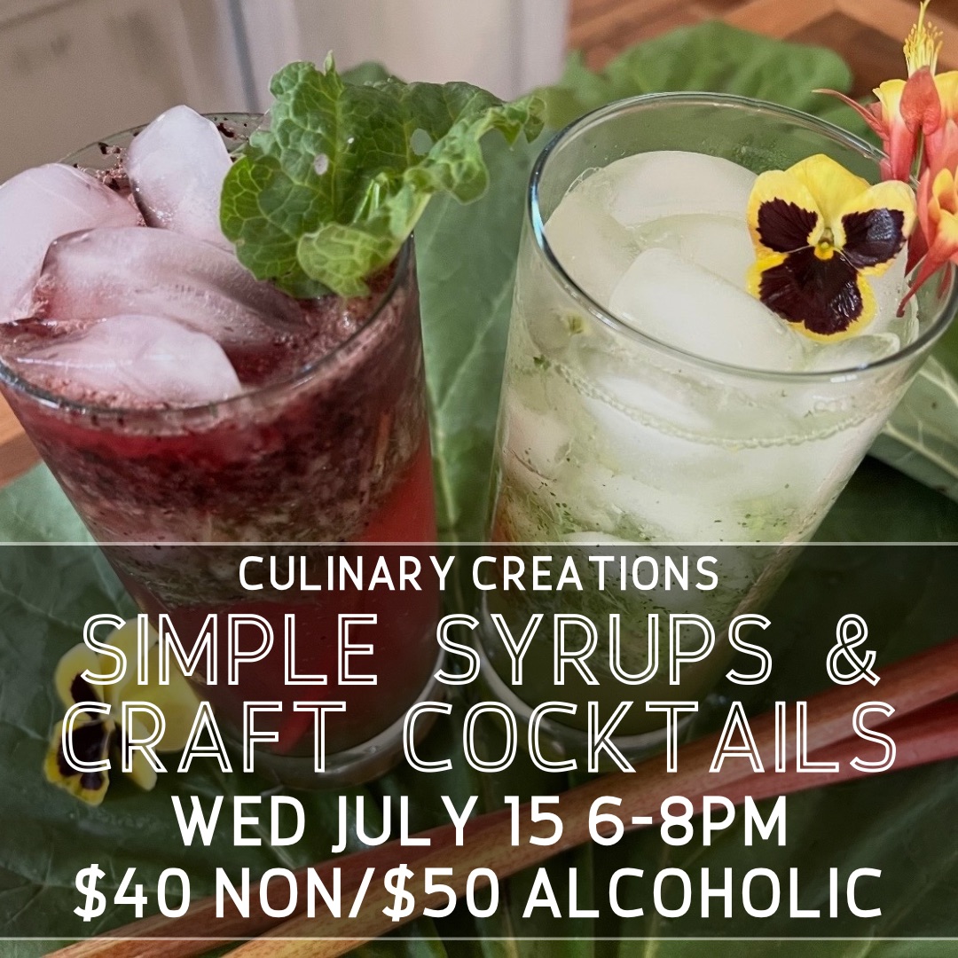 Simple Syrups & Crafted Cocktails