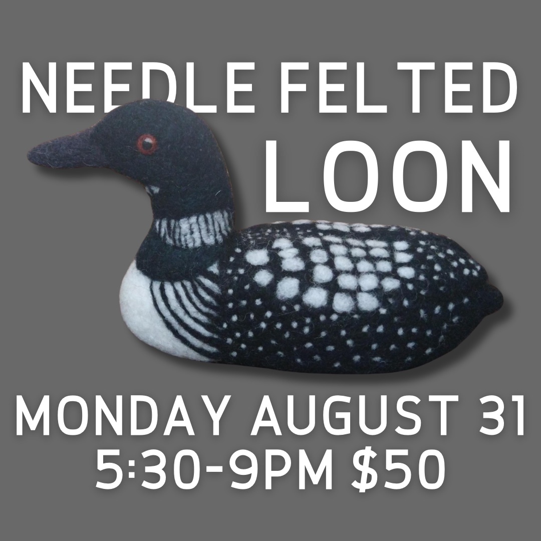 Needle Felted Loon