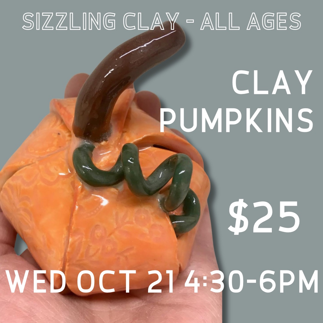 Clay pumpkins 