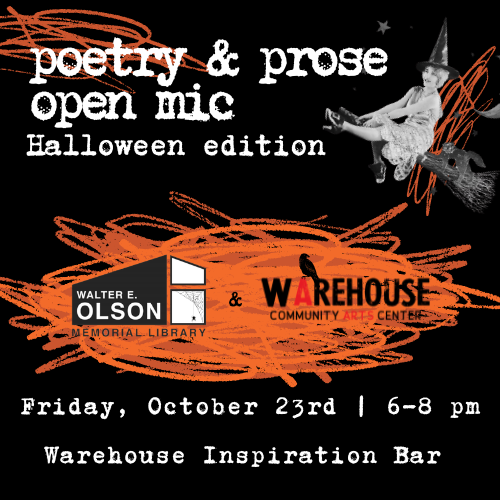 Friday October 23 - poetry & prose Halloween edition