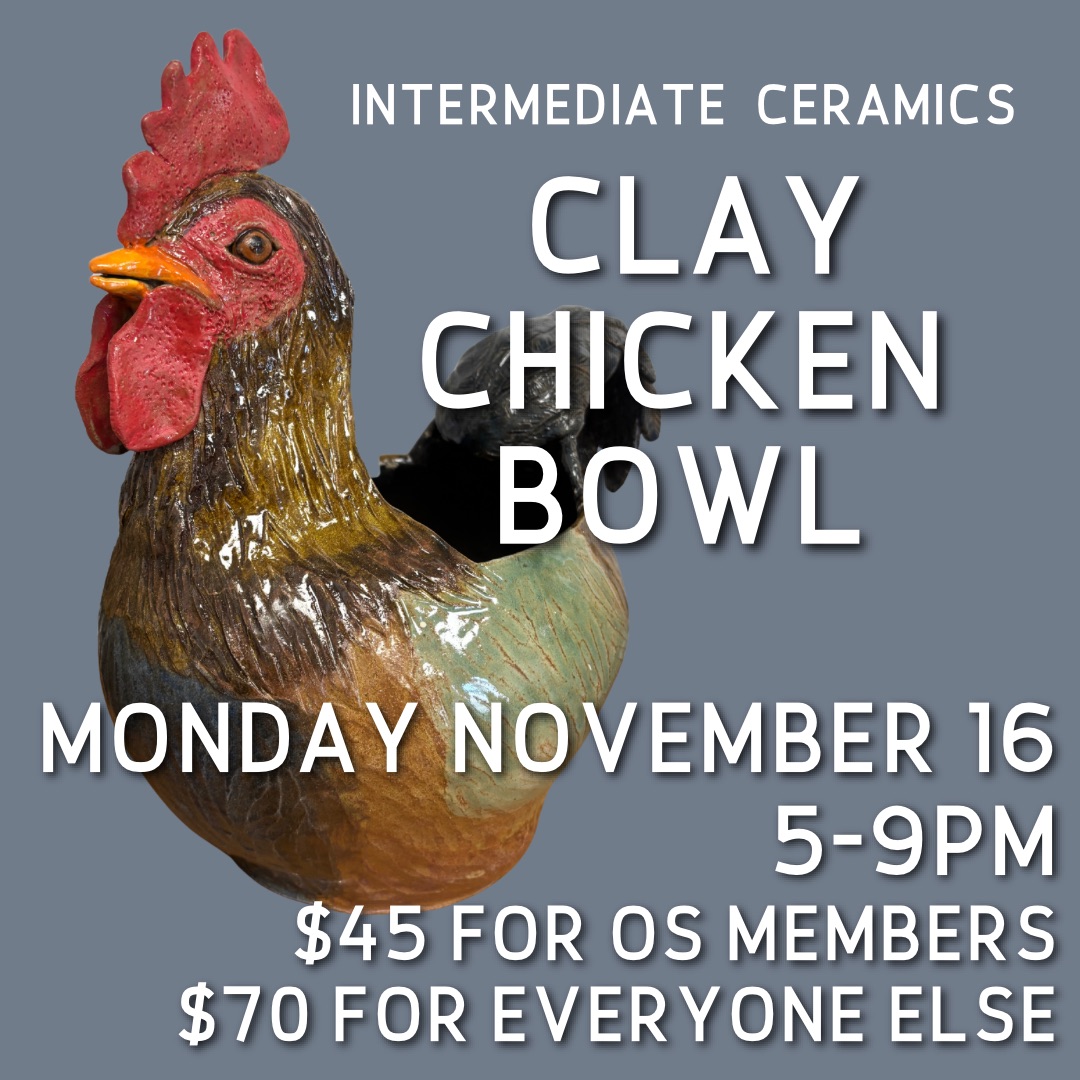 Clay chicken bowl